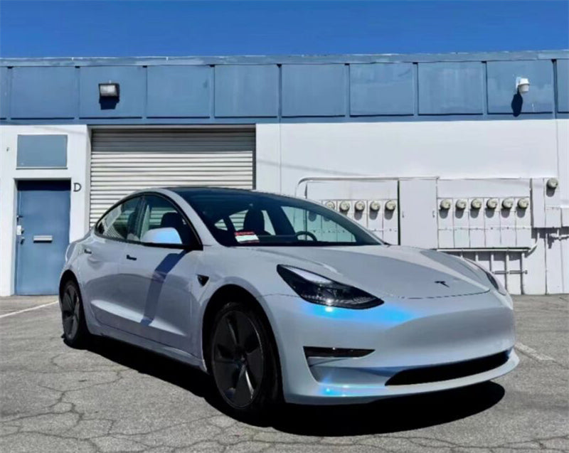 Mallcas™ Glossy Candy Metallic Dark Gray Blue Vinyl Wrap (PET Liner)