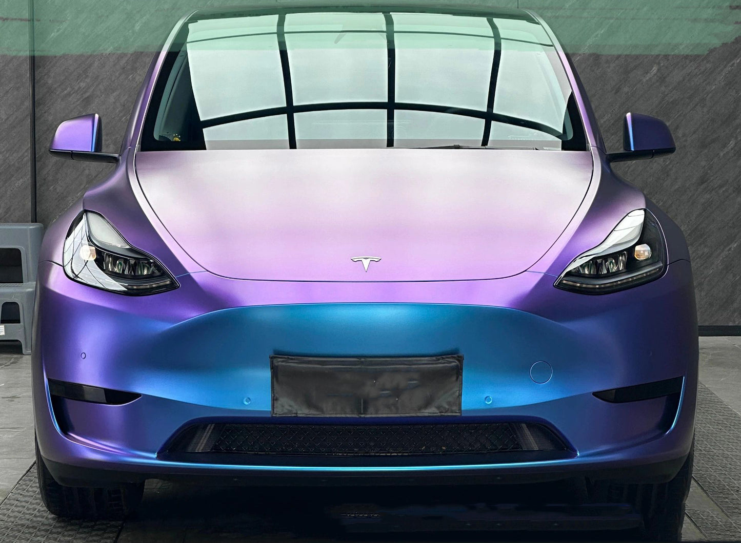 Mallcas™ Matte Auroral Blue Purple Vinyl Wrap