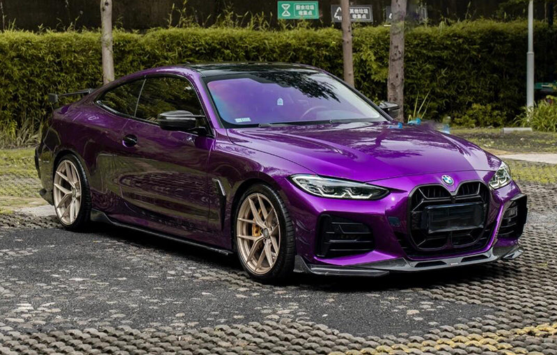 Mallcas™ Glossy Liquid Metallic Twilight Purple Vinyl Wrap (PET Liner)