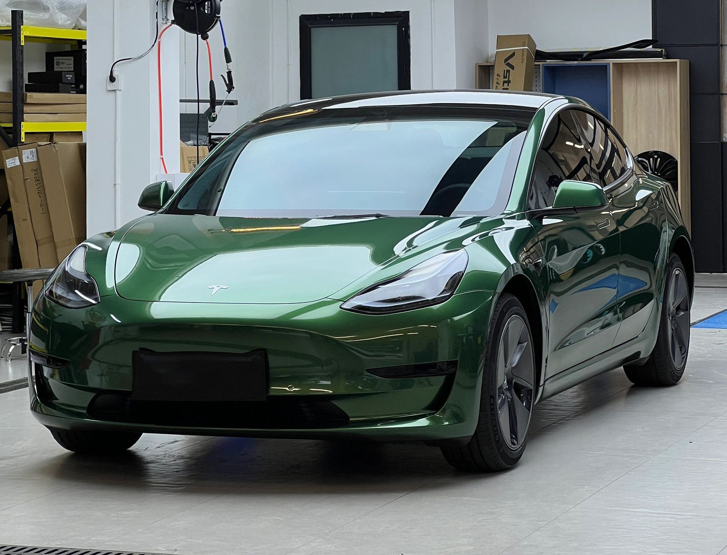 Mallcas™ Glossy Metallic Sonoma Green Vinyl Wrap