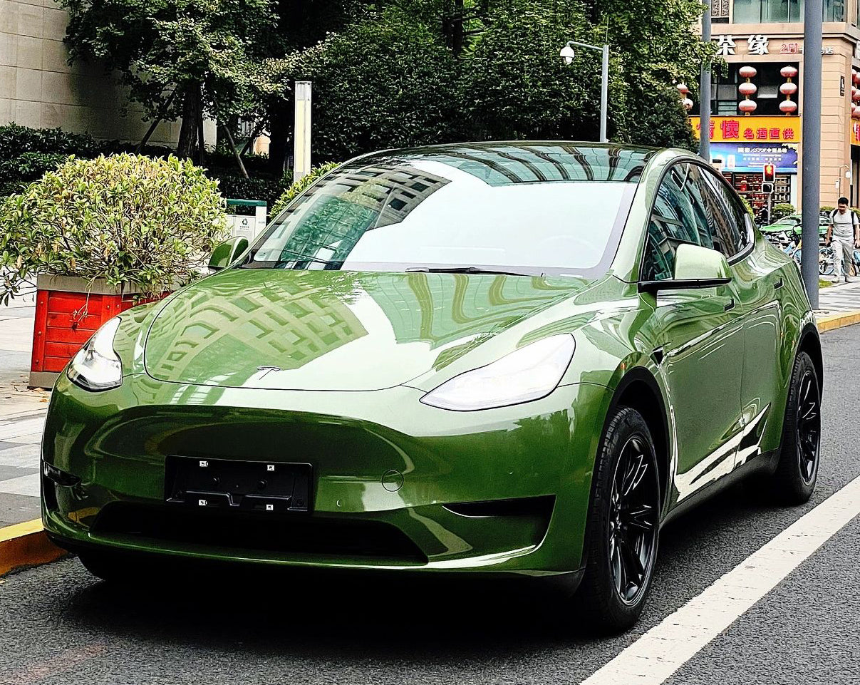 Mallcas™ Glossy Racing Green Vinyl Wrap