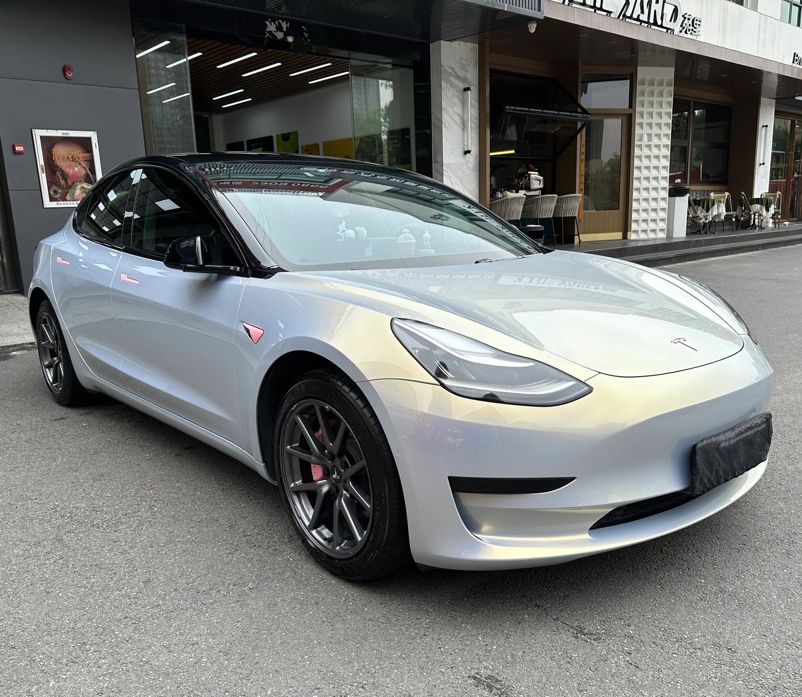 Mallcas™ Glossy Dreamy Gold Blue Vinyl Wrap