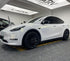 Mallcas™ Glossy  Diamond Gold White Vinyl Wrap (PET Liner)