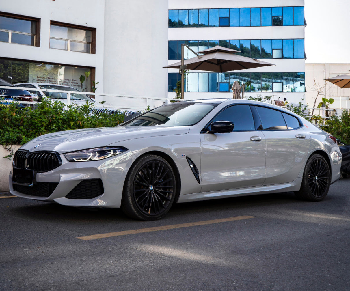 Mallcas™ Glossy Brooklyn Grey Vinyl Wrap (PET Liner)