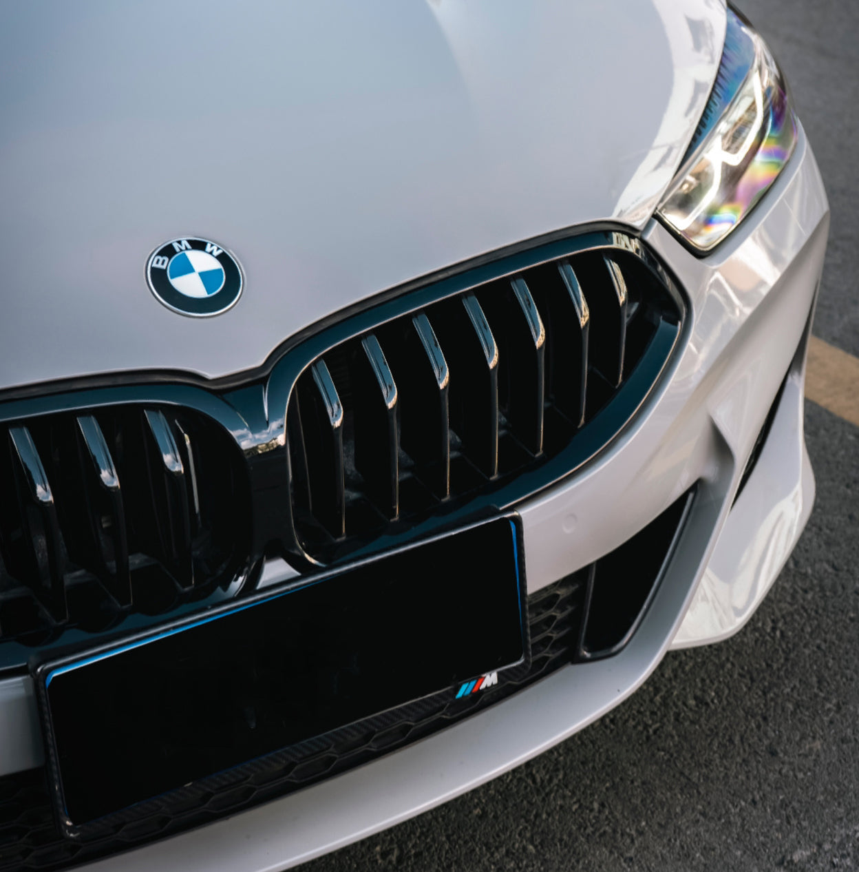 Mallcas™ Glossy Brooklyn Grey Vinyl Wrap (PET Liner)