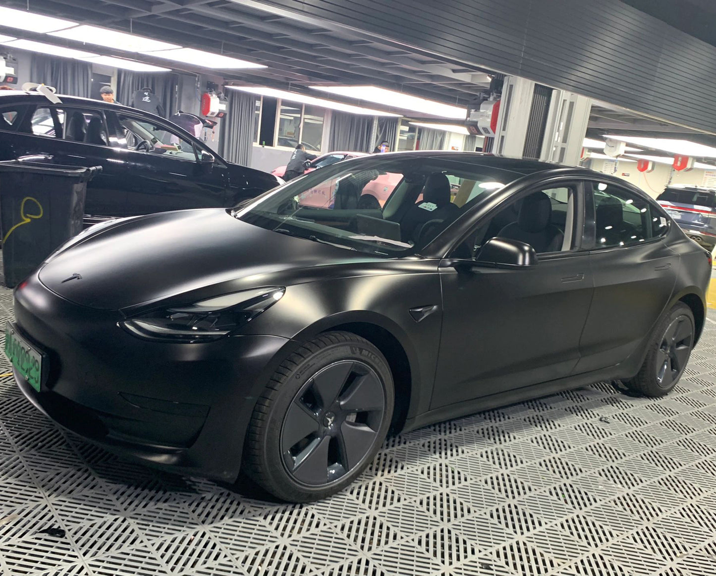 Mallcas™ Matte Metal Black Vinyl Wrap