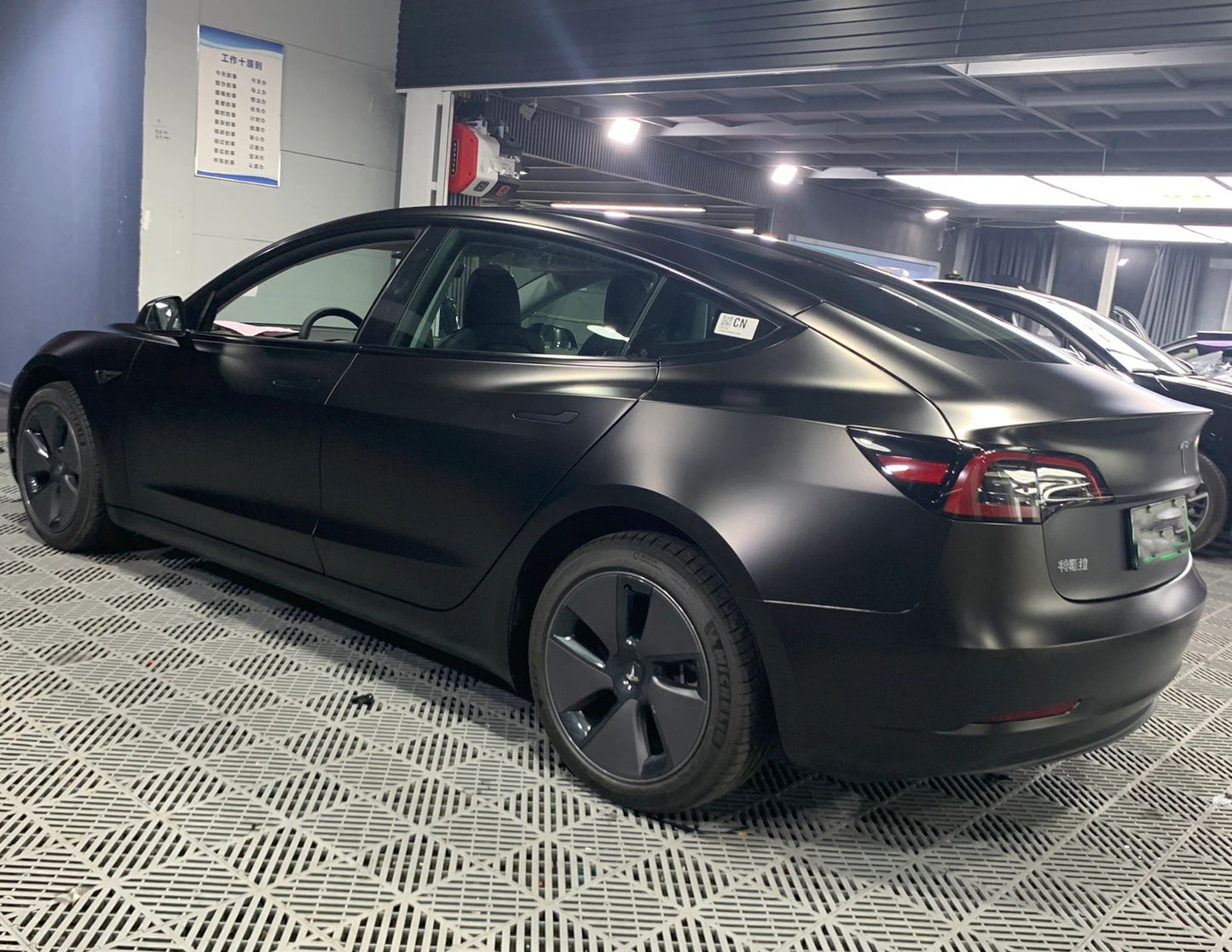 Mallcas™ Matte Metal Black Vinyl Wrap