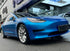 Mallcas™ Matte Pure Metal Sea Blue Vinyl Wrap (PET Liner)