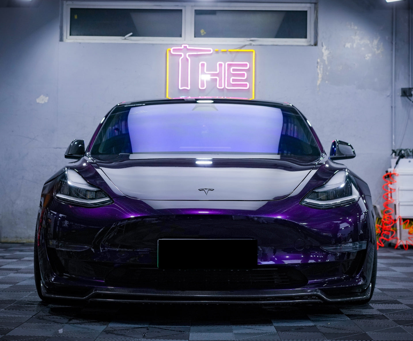 Mallcas™ Glossy Metallic Midnight Purple Vinyl Wrap (PET Liner)