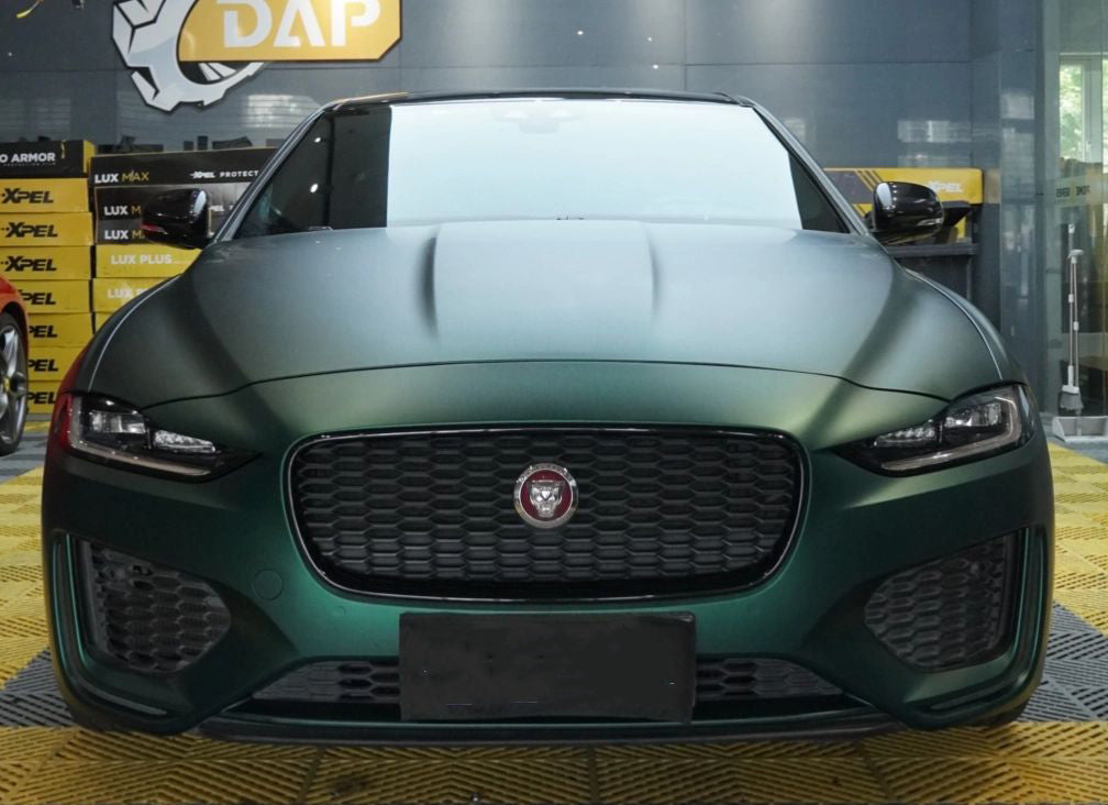 Mallcas™ Matte Venom Green Vinyl Wrap (PET Liner)