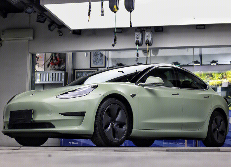 Mallcas™ Satin Khaki Grey Vinyl Wrap