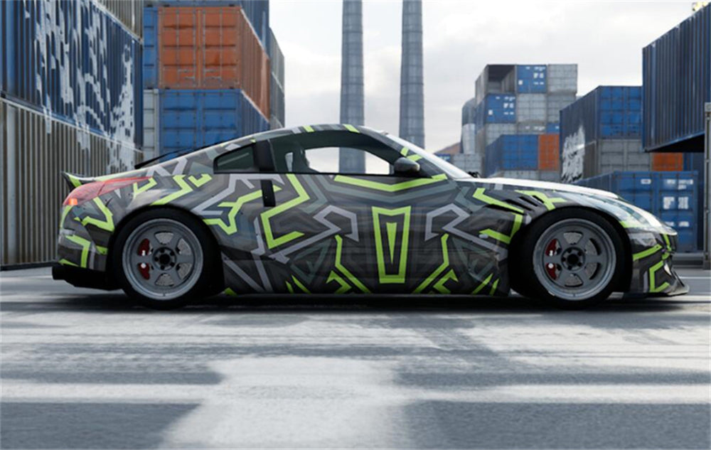Mallcas™ Geometry Custom Printed Vinyl Wrap