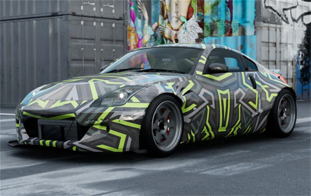 Mallcas™ Geometry Custom Printed Vinyl Wrap