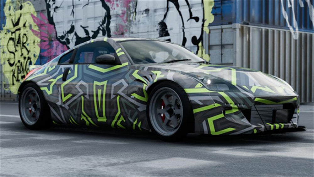 Mallcas™ Geometry Custom Printed Vinyl Wrap