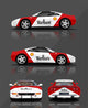 Mallcas™ Marlboro Racing Custom Printed Vinyl Wrap