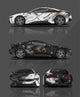 Mallcas™ Marble Black to White Custom Printed Vinyl Wrap