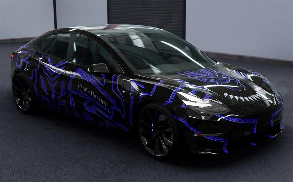 Mallcas™ Black Panther Custom Printed Vinyl Wrap