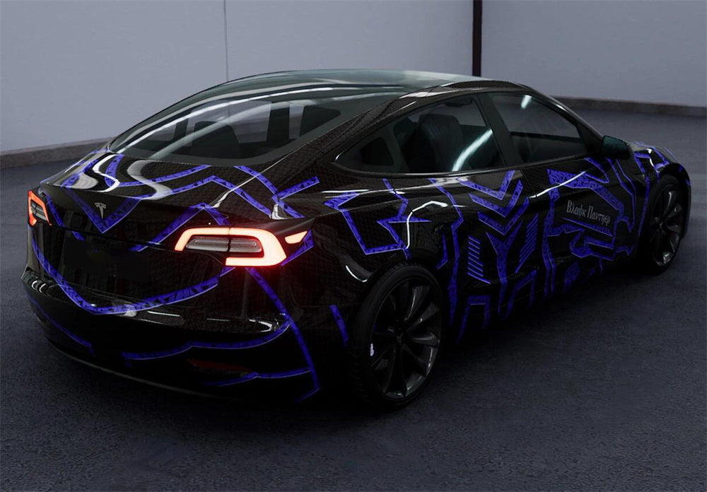 Mallcas™ Black Panther Custom Printed Vinyl Wrap