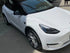 Mallcas™ Glossy Sparkle White Vinyl Wrap (PET Liner)