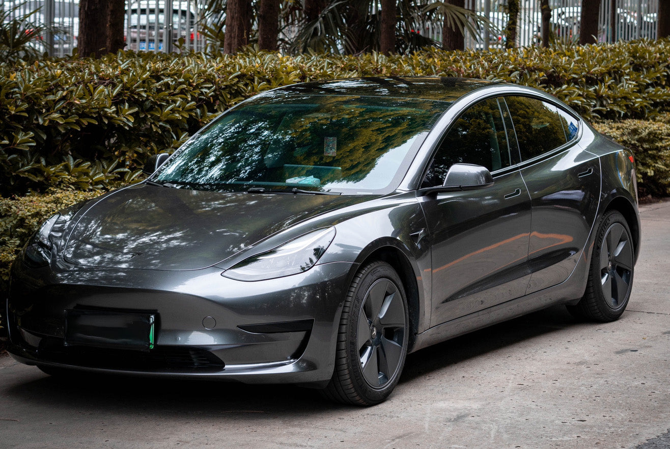 Mallcas™ Glossy Liquid Metallic Agate Grey Vinyl Wrap (PET Liner)
