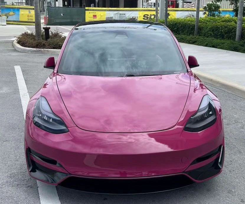 Mallcas™ Glossy Starlight Ruby Red Vinyl Wrap