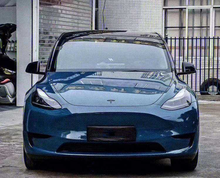 Mallcas™ Glossy Deep Blue Vinyl Wrap (PET Liner)