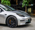 Mallcas™ Glossy Liquid Star Silver Vinyl Wrap (PET Liner)