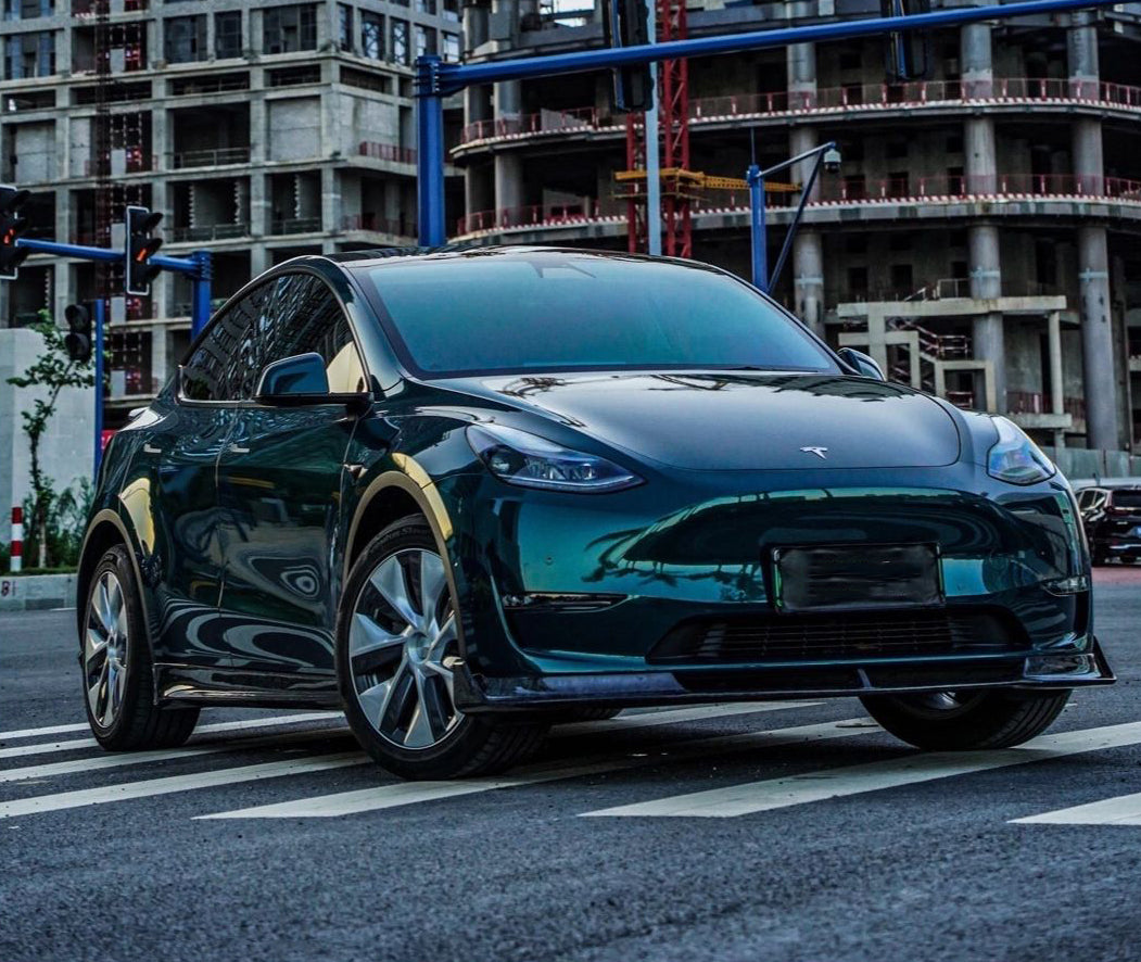 Mallcas™ Glossy Metallic Sacramento Green Vinyl Wrap (PET Liner)