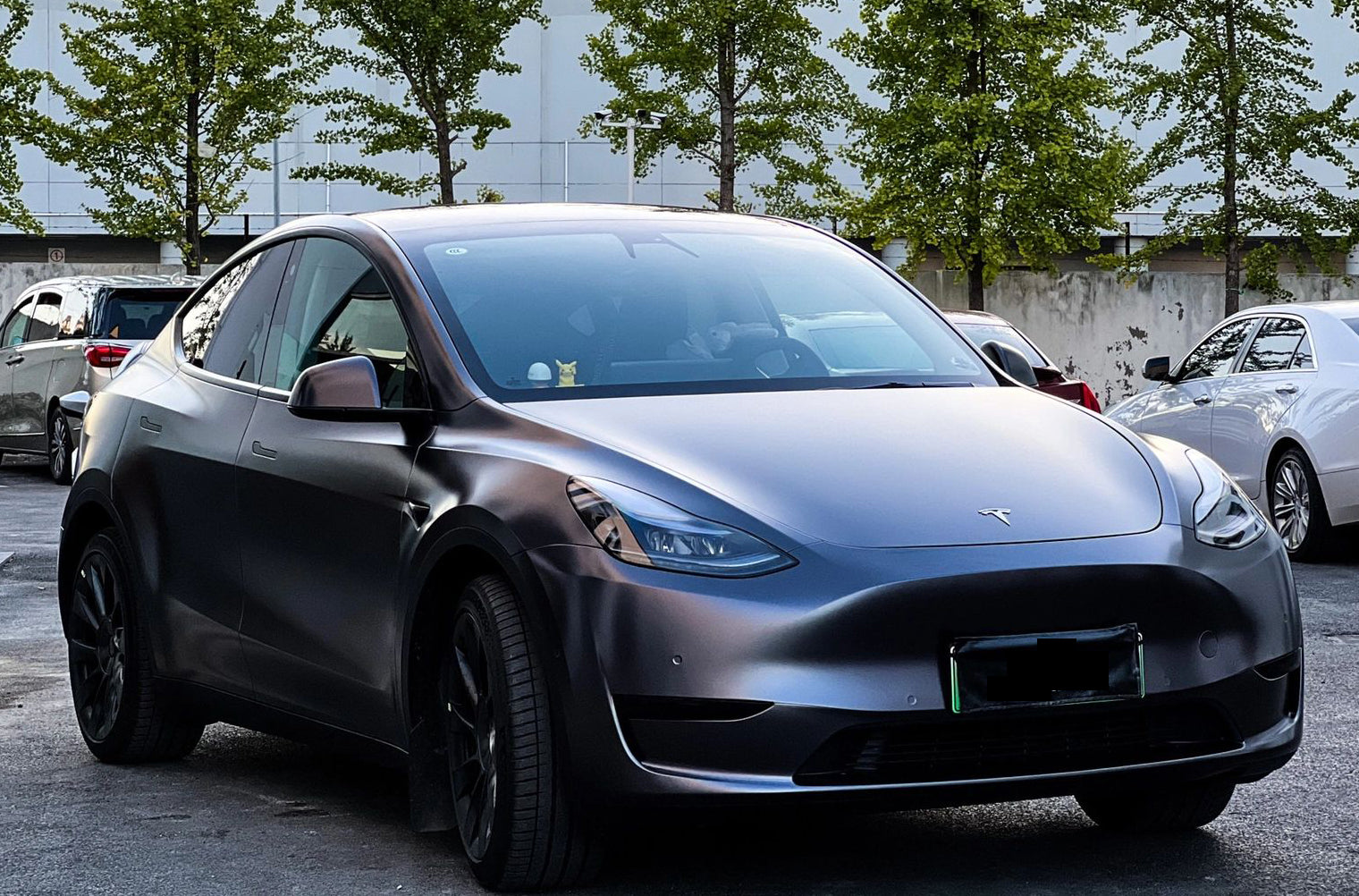 Mallcas™ Matte Pure Metal Dark Grey  Vinyl Wrap (PET Liner)