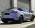 Mallcas™ Glossy Candy Metallic Gray Purple Vinyl Wrap (PET Liner)