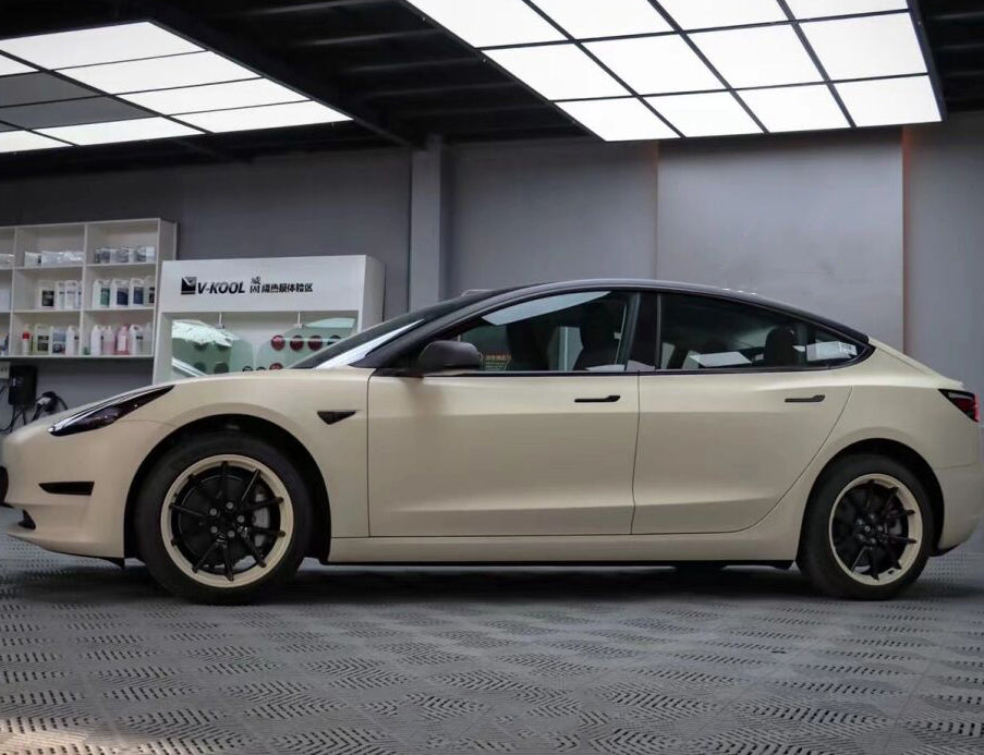 Mallcas™ Super Matte Khaki Milan Vinyl Wrap