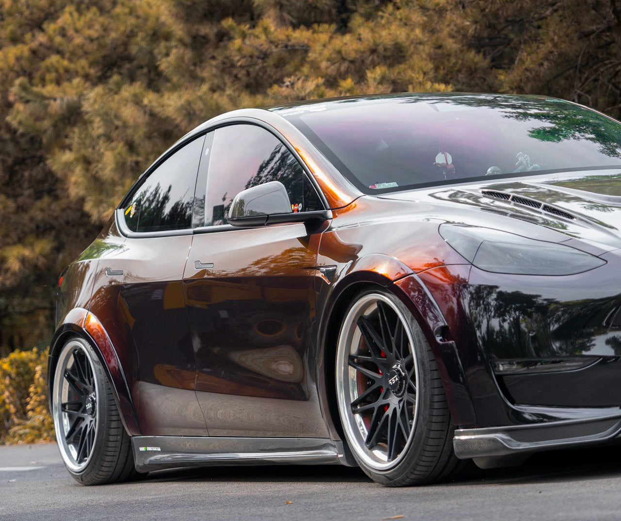 Mallcas™ Glossy Madeira Red Vinyl Wrap (PET Liner)