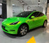 Mallcas™ Glossy Candy Metallic Neon Green Vinyl Wrap (PET Liner)