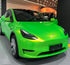 Mallcas™ Glossy Candy Metallic Neon Green Vinyl Wrap (PET Liner)