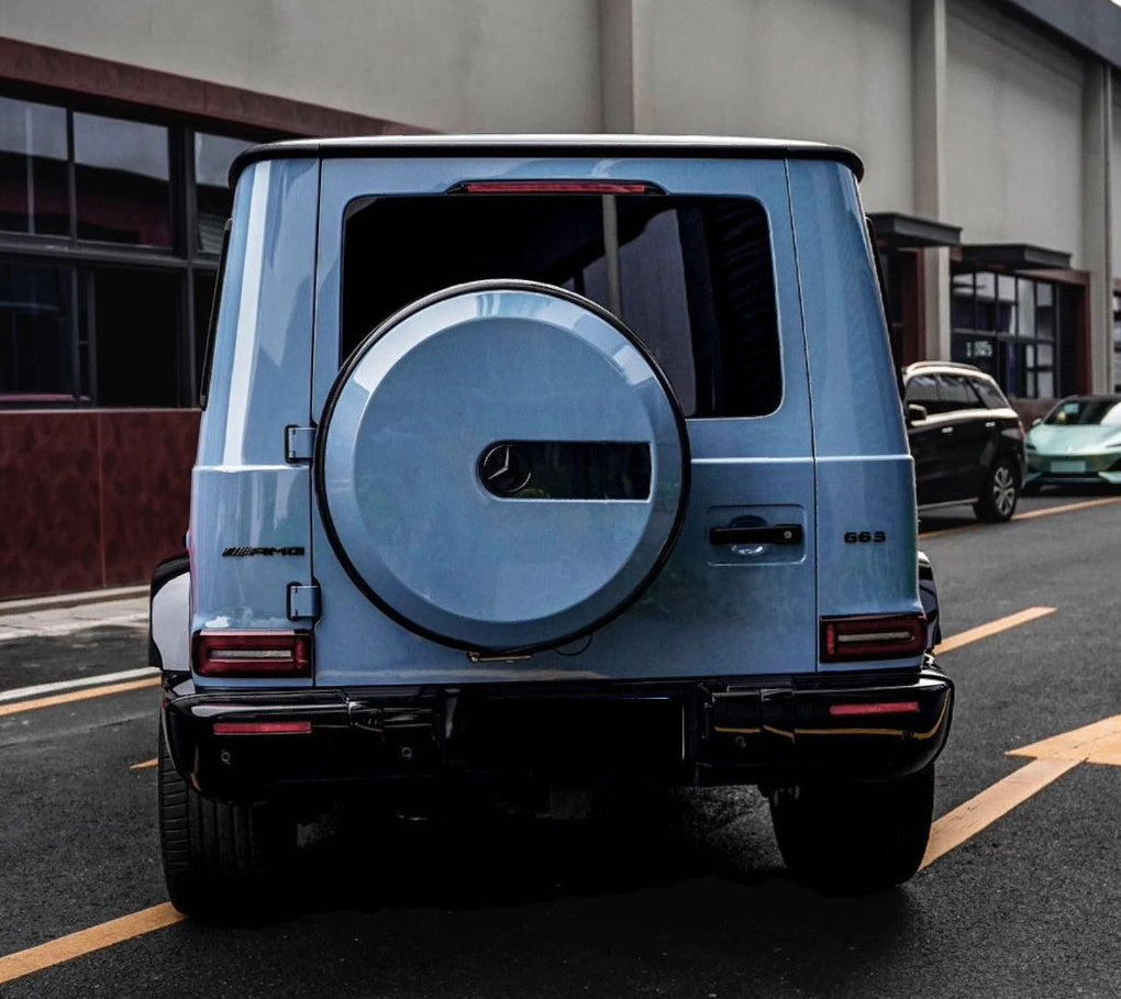 Mallcas™ Glossy China Blue Vinyl Wrap (PET Liner)