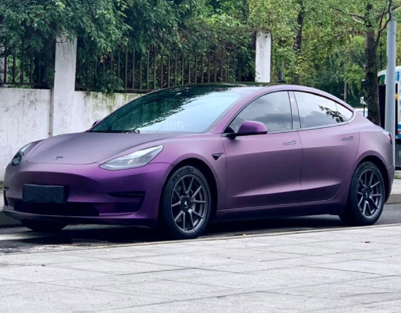 Mallcas™ Matte Magic Purple Vinyl Wrap (PET Liner)