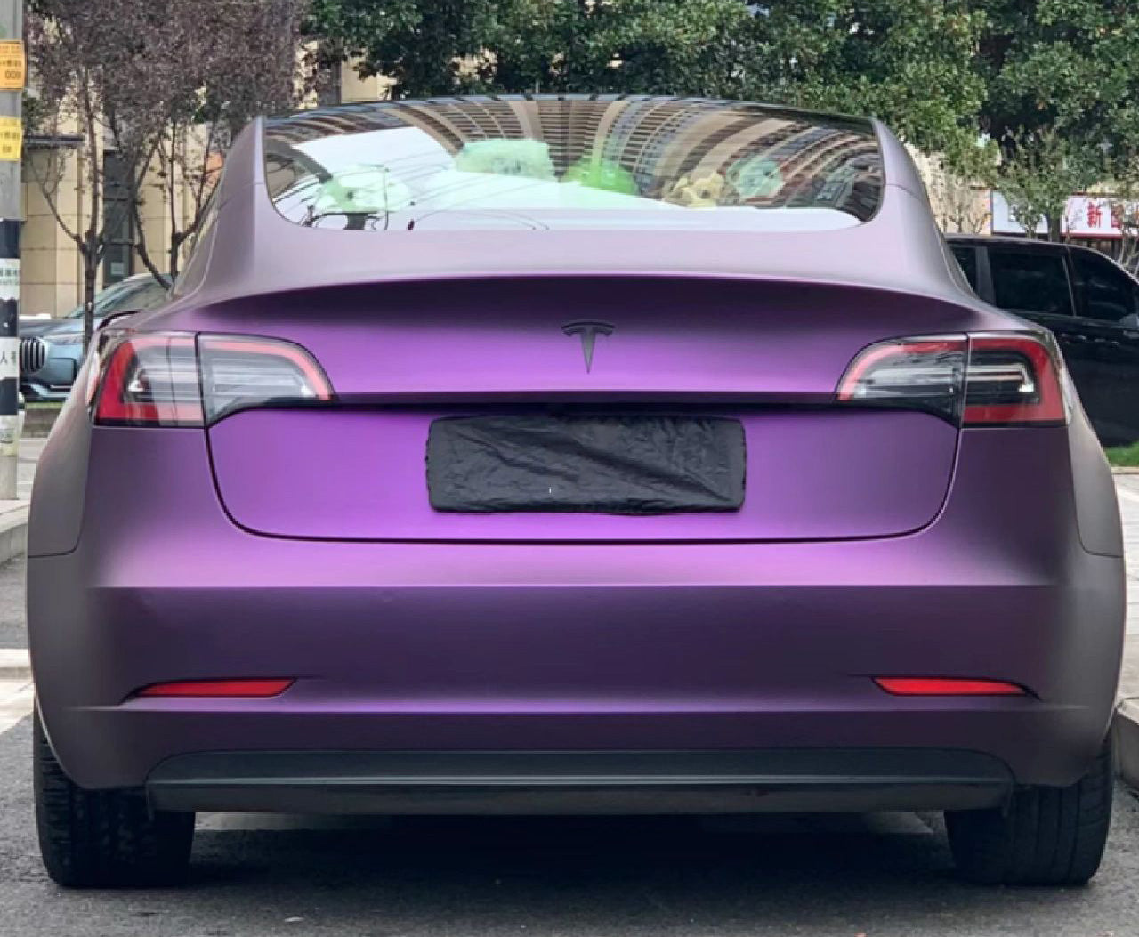 Mallcas™ Matte Magic Purple Vinyl Wrap (PET Liner)