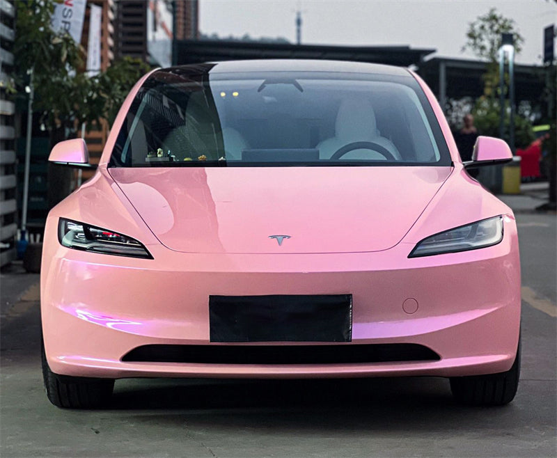 Mallcas™ Glossy Dreamy Pink Vinyl Wrap (PET Liner)