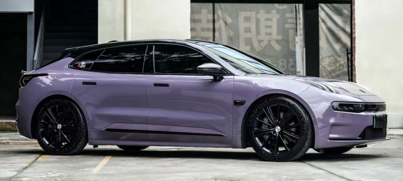 Mallcas™ Glossy Provence Purple Vinyl Wrap (PET Liner)