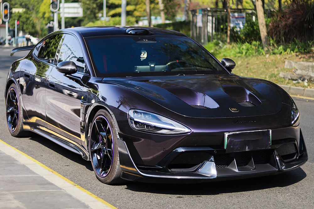 Mallcas™ Glossy Metallic Amethyst Vinyl Wrap (PET Liner)