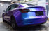 Mallcas™ Glossy Auroral Blue Purple Vinyl Wrap (PET Liner)