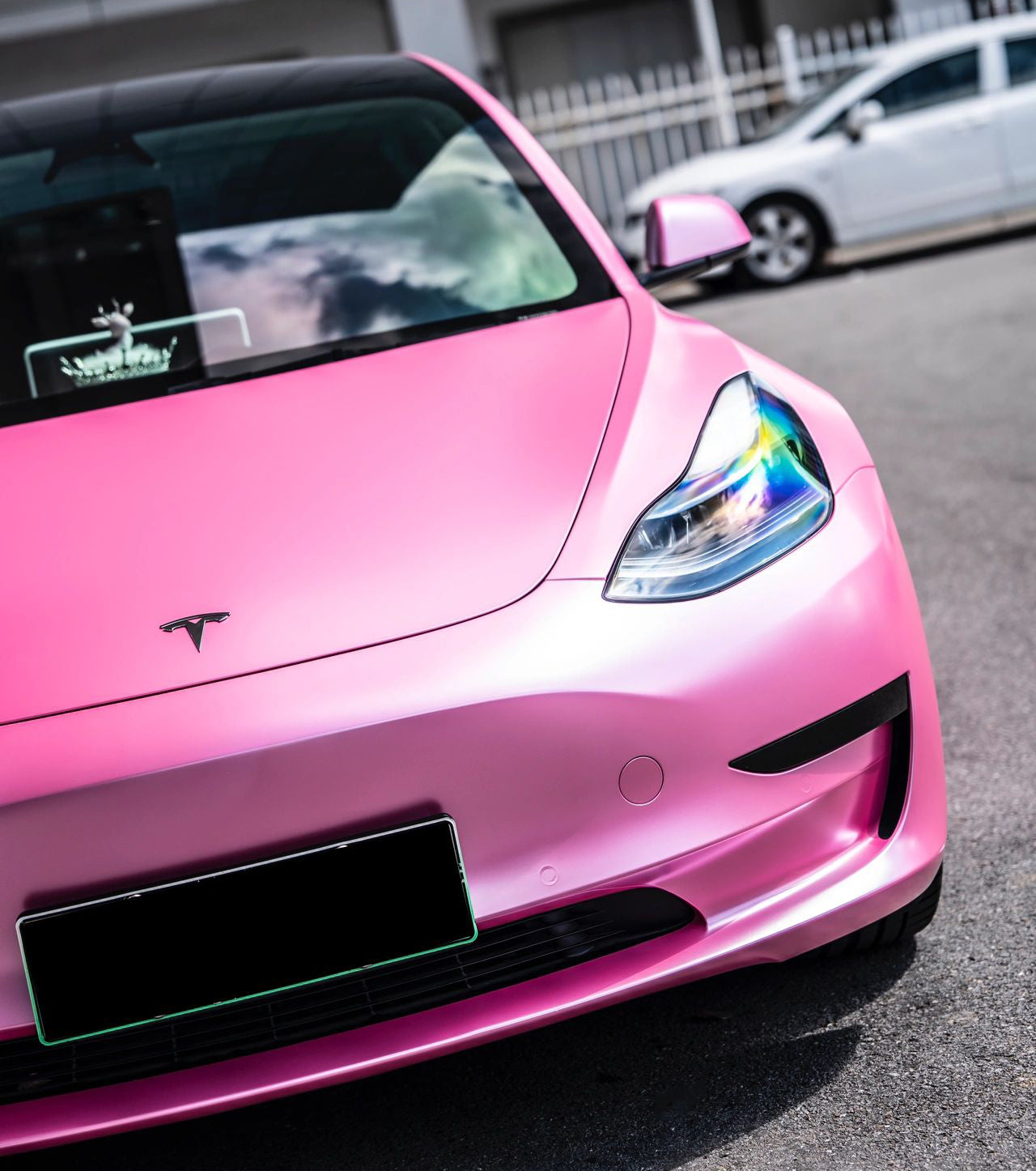 Mallcas™ Matte Pure Metal Conch Pink Vinyl Wrap (PET Liner)