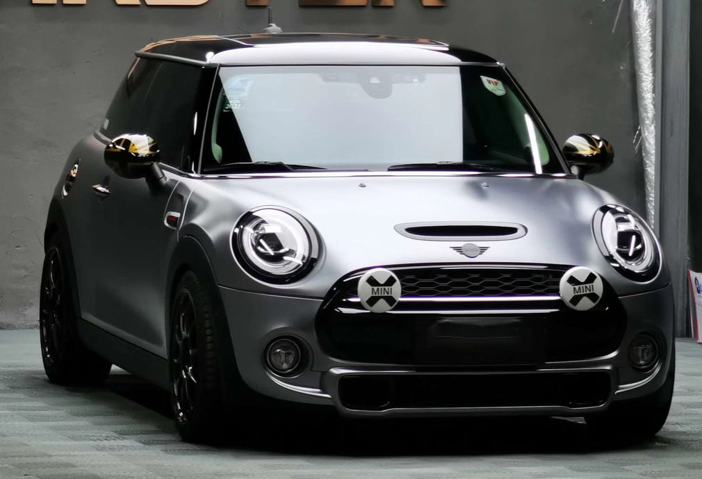 Mallcas™ Matte Pure Metal Carbon Grey Vinyl Wrap (PET Liner)
