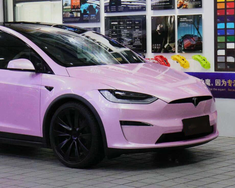 Mallcas™ Ultra Gloss Pearl Sakura Pink Vinyl Wrap (PET Liner)