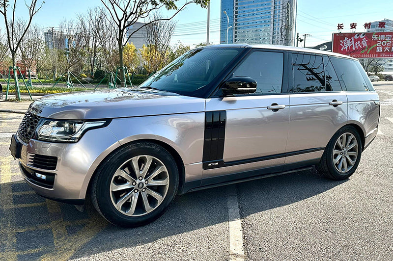 Mallcas™ Glossy Metallic Combat Grey Vinyl Wrap (PET Liner)