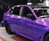 Mallcas™ Glossy Magic Gold Purple Vinyl Wrap (PET Liner)