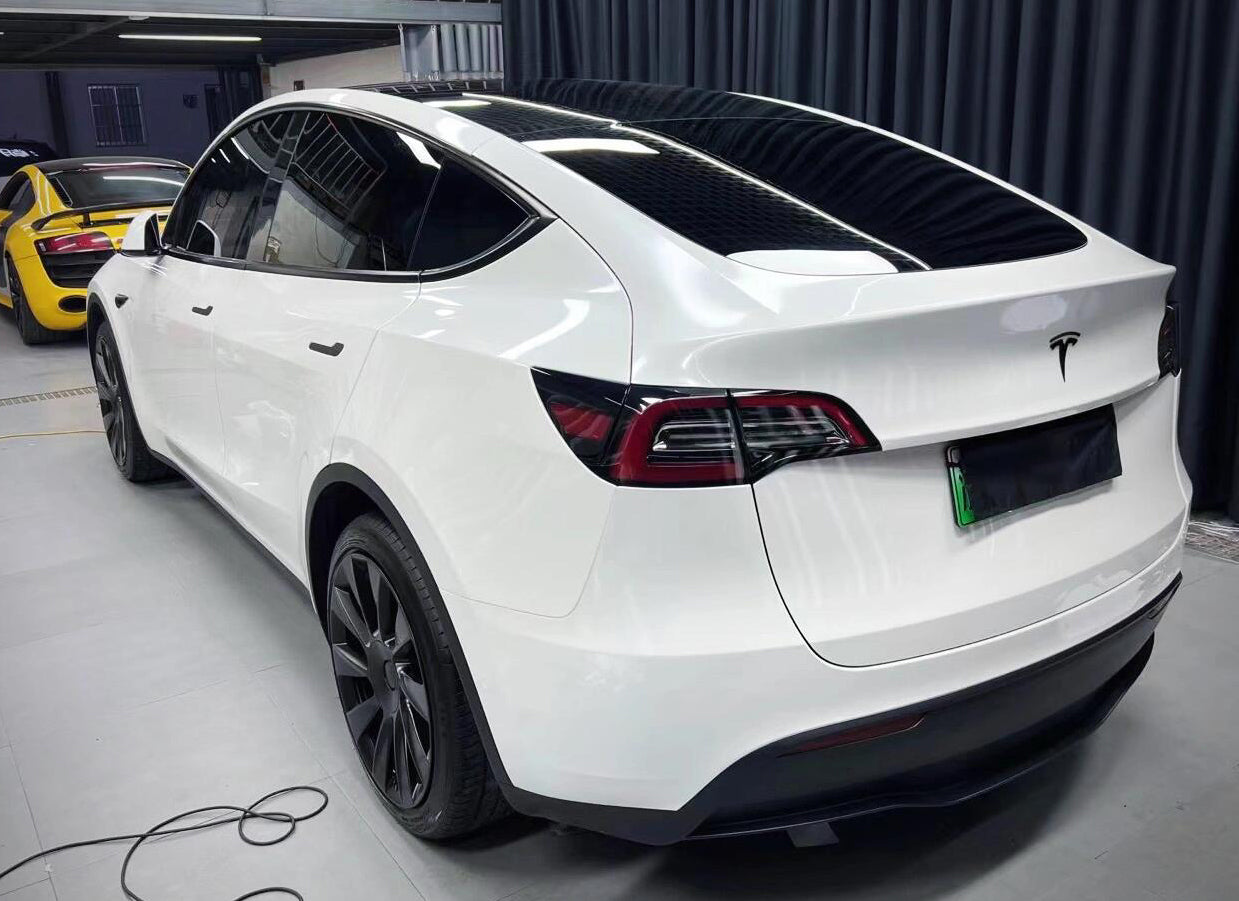 Mallcas™ Glossy Pearl White Vinyl Wrap (PET Liner)