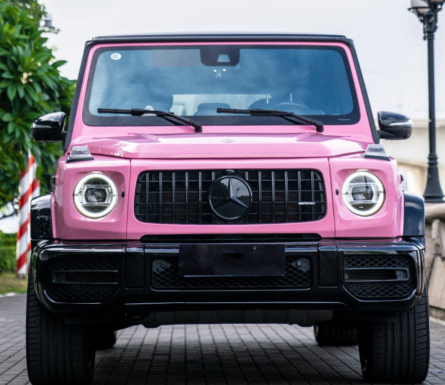 Mallcas™ Glossy Pink Red Vinyl Wrap (PET Liner)