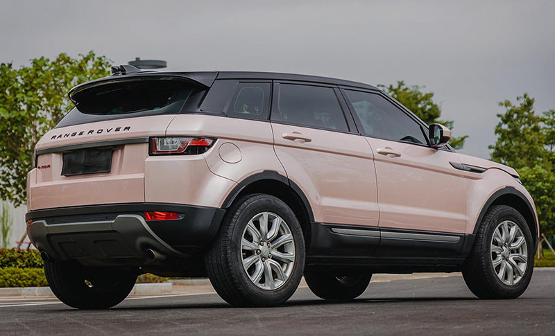 Mallcas™ Ultra Gloss Pearl Peach Pink Vinyl Wrap (PET Liner)