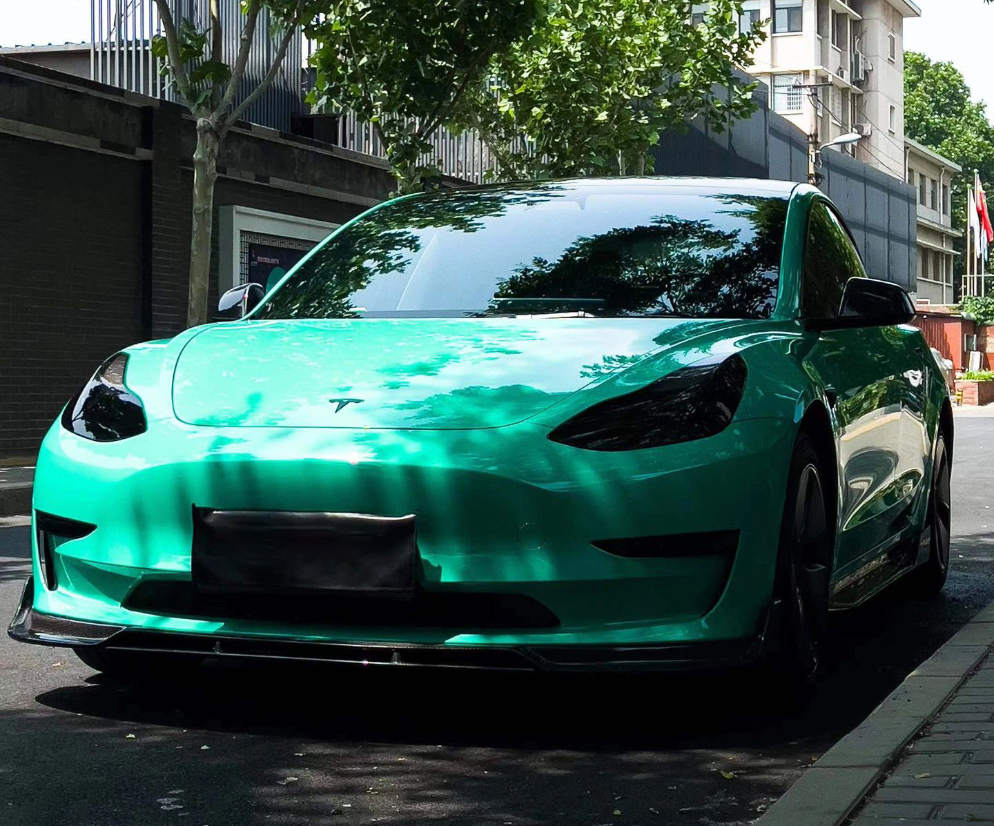 Mallcas™ Glossy Light Green Vinyl Wrap